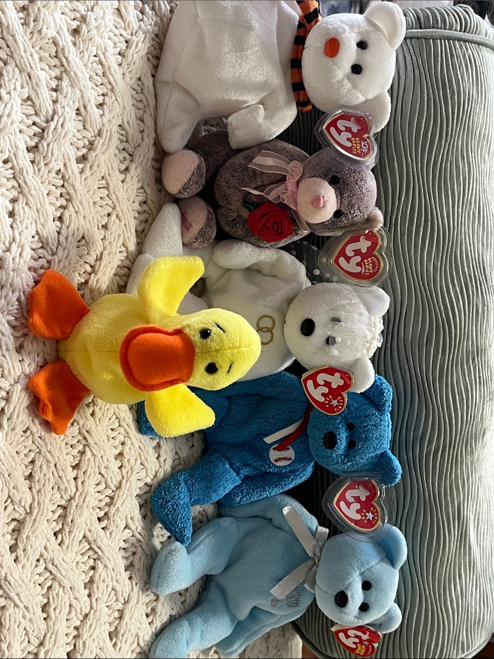 Lot of 6 BEANIE BABIES. VGC.